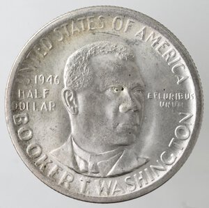 obverse: USA. Mezzo Dollaro 1946 Booker T. Washington. Ag. 