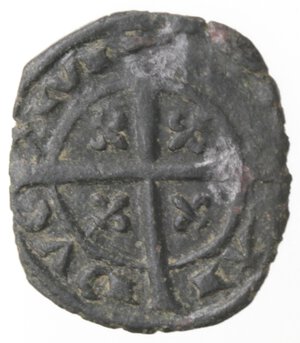 reverse: Brindisi. Carlo I d’Angiò. 1266-1285. Denaro. MI. 