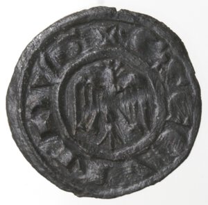 reverse: Messina. Corrado II, Corradino. 1254-1258. Denaro. Mi. 