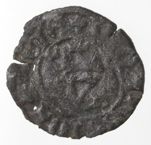 obverse: Napoli. Giovanna II d Angiò-Durazzo. 1414-1435. Denaro con Y. Mi.