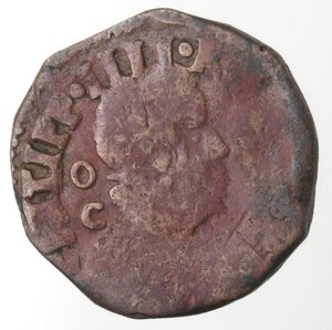 obverse: Napoli. Filippo IV. 1621-1665. Tre cavalli (1636) sigle OC. Ae. 