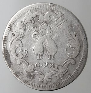 reverse: Napoli. Carlo II. 1674-1700. Tarì 1700. Ag. 