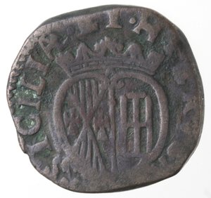 reverse: Napoli. Carlo II. 1674-1700. Grano. Sigla A. Ae. 