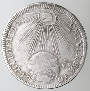 reverse: Napoli. Filippo V. 1700-1707. Tarì 1701 sigle AG/A. Ag. 