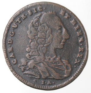 obverse: Napoli. Carlo di Borbone. 1734-1759. 9 cavalli 1756. Ae.