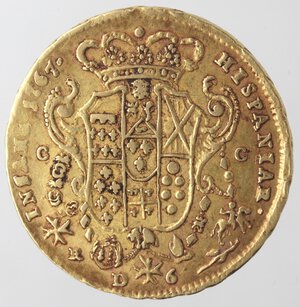 reverse: Napoli. Ferdinando IV. 1759-1799. 6 Ducati 1767. Au. 