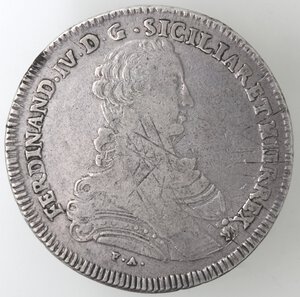 obverse: Napoli. Ferdinando IV. 1759-1798. Piastra 1767. Ag. 
