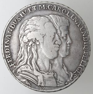 obverse: Napoli. Ferdinando IV. 1759-1799. Piastra 1791. Soli Reduci. Ag. 