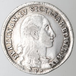 obverse: Napoli. Ferdinando IV. 1759-1799. Tari  1794. Ag. 