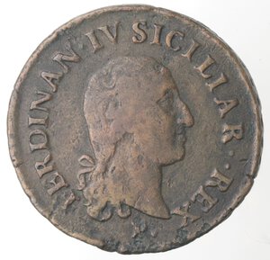 obverse: Napoli. Ferdinando IV. 1759-1799. 10 Tornesi 1798. Doppio punto. Ae. 