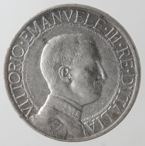 obverse: Vittorio Emanuele III. 1900-1943. 1 Lira 1908. Quadriga Veloce. Ag. 