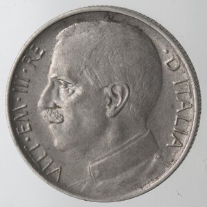 obverse: Vittorio Emanuele III. 1900-1943. 50 Centesimi Leoni 1924 Rigato. Ni. 