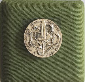 reverse: Medaglie. Alessandro Manzoni. 1785-1873. Medaglia 1973 per il II centenario della nascita. Ag. 
