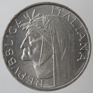 obverse: Repubblica Italiana. 500 Lire 1965 Dante. Ag. 