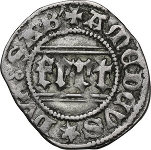 obverse: Amedeo VIII Duca (1416-1440). Quarto di grosso II tipo (savoiardo)