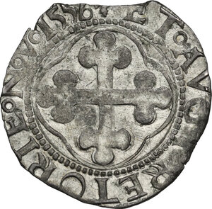 reverse: Emanuele Filiberto Duca (1559-1580). Grosso I tipo 1556, Aosta