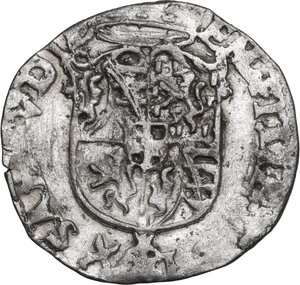 obverse: Emanuele Filiberto Duca (1559-1580). Soldo II tipo 15[6]9 E B, Chambery
