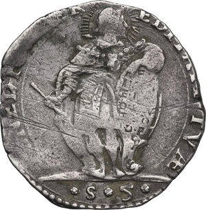 reverse: Vittorio Amedeo I (1630-1637). 5 soldi III tipo, Torino o Vercelli