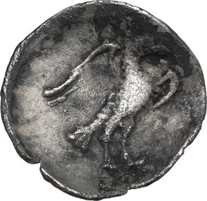 reverse: Central Italy, Alba Fucens. AR Obol, c. 280-275 BC