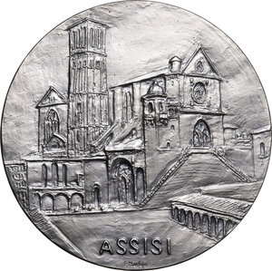 reverse: Medaglia per la Basilica di San Francesco ad Assisi, seconda metà el XX sec