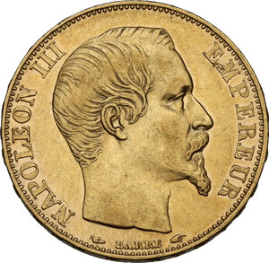obverse: France.  Napoleon III (1852-1870).. 20 Francs 1854 A, Paris mint