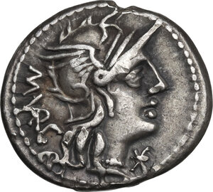 obverse: M. Vargunteius.. AR Denarius, 130 BC