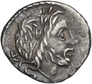 obverse: P. Vettius Sabinus.. AR Quinarius, 99 BC
