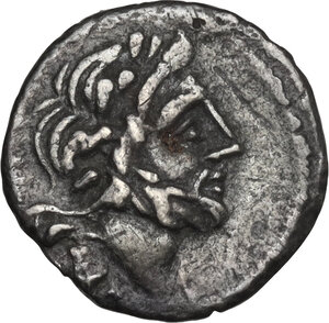 obverse: T. Cloelius.. AR Quinarius, 98 BC