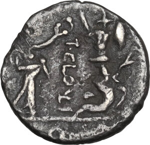 reverse: T. Cloelius.. AR Quinarius, 98 BC