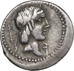 obverse: L. Calpurnius Piso Frugi.. AR Denarius, 90 BC