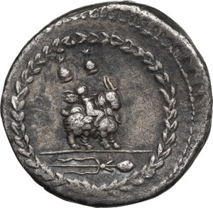 reverse: Mn. Fonteius C. f.. AR Denarius, 85 BC