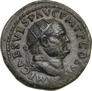 obverse: Vespasian (69-79).. AE Dupondius, 75 AD