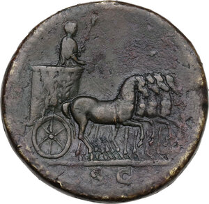 reverse: Titus (79-81).. AE Sestertius, 72 AD