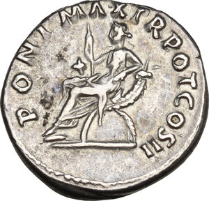 reverse: Trajan (98-117).. AR Denarius, Rome mint, 98-99 AD