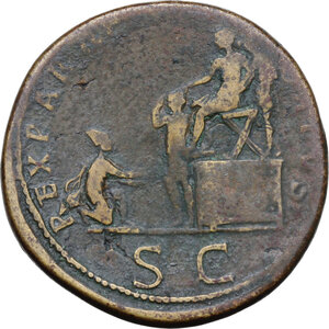 reverse: Trajan (98-117).. AE Sestertius, Struck 20 February 116-August 117 AD