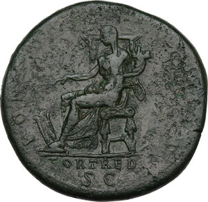 reverse: Hadrian (117-138).. AE Sestertius, 117 AD