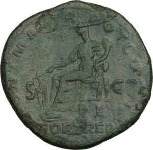 reverse: Hadrian (117-138).. AE Dupondius, 118 AD