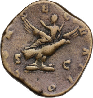 reverse: Marcus Aurelius (Divus, died 180 AD).. AE Sestertius, struck under Commodus, 180 AD