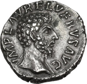 obverse: Lucius Verus (161-169).. AR Denarius, 161-162 AD