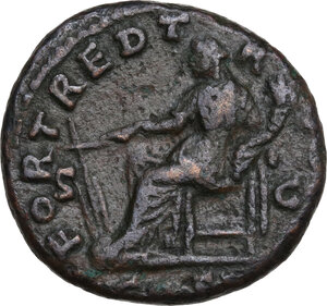 reverse: Lucius Verus (161-169).. AE As, 162-163 AD