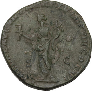 reverse: Commodus (177-192).. AE Sestertius, 190 AD