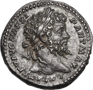 obverse: Septimius Severus (193-211) . AR Denarius, Rome mint, 198 AD