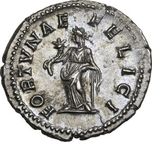reverse: Julia Domna, wife of Septimius Severus (died 217 AD).. AR Denarius, 207-211 AD
