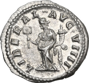 reverse: Caracalla (198-217). AR Denarius, Rome mint, 215 AD