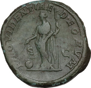 reverse: Caracalla (198-217).. AE Sestertius, 213-214 AD. Rome mint