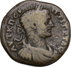 obverse: Geta (198-212).. AE 28 mm. Philippopolis mint, Thrace