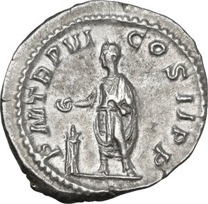 reverse: Severus Alexander (222-235 AD). AR Denarius, Rome mint, 222-235 AD