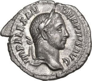 obverse: Severus Alexander (222-235).. AR Denarius, Rome mint