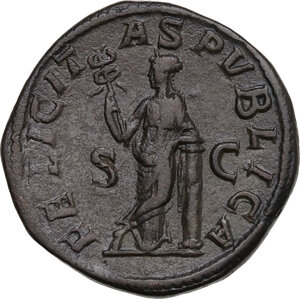 reverse: Julia Mamaea, mother of Severus Alexander (died 235 AD).. AE Sestertius