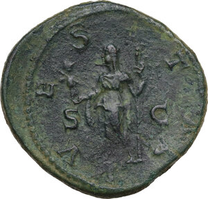 reverse: Julia Mamaea, mother of Severus Alexander (died 225 AD).. Sestertius